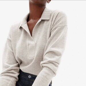 Everlane Cashmere Polo Sweater